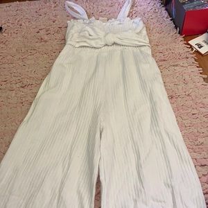 White jumpsuit zara